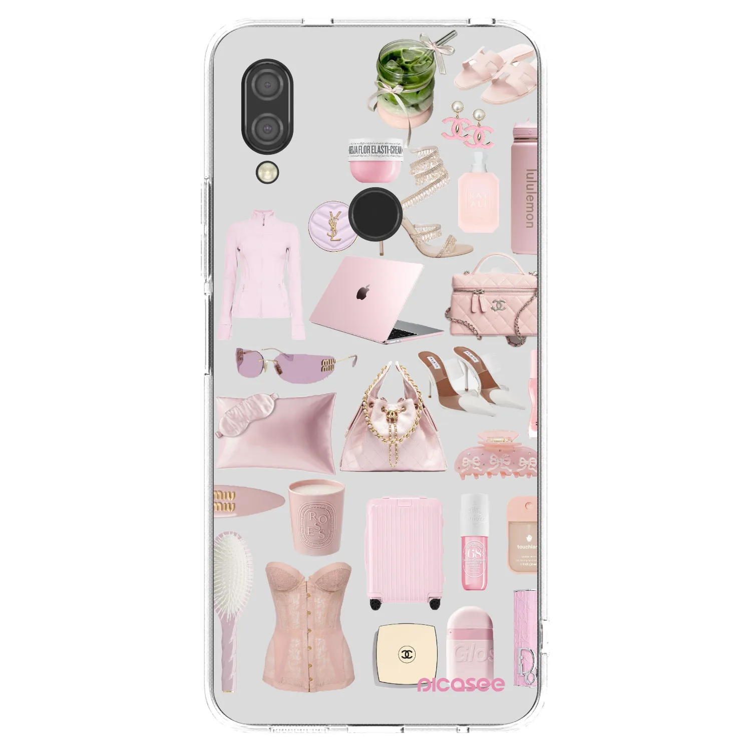 Picasee silikonski prozorni ovitek za Xiaomi Redmi 7 - Glam Babe