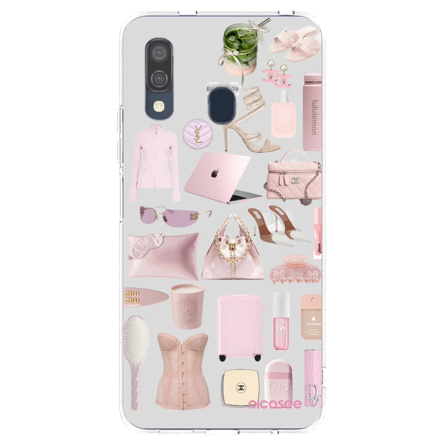 Picasee silikonski prozorni ovitek za Samsung Galaxy A40 A405F - Glam Babe