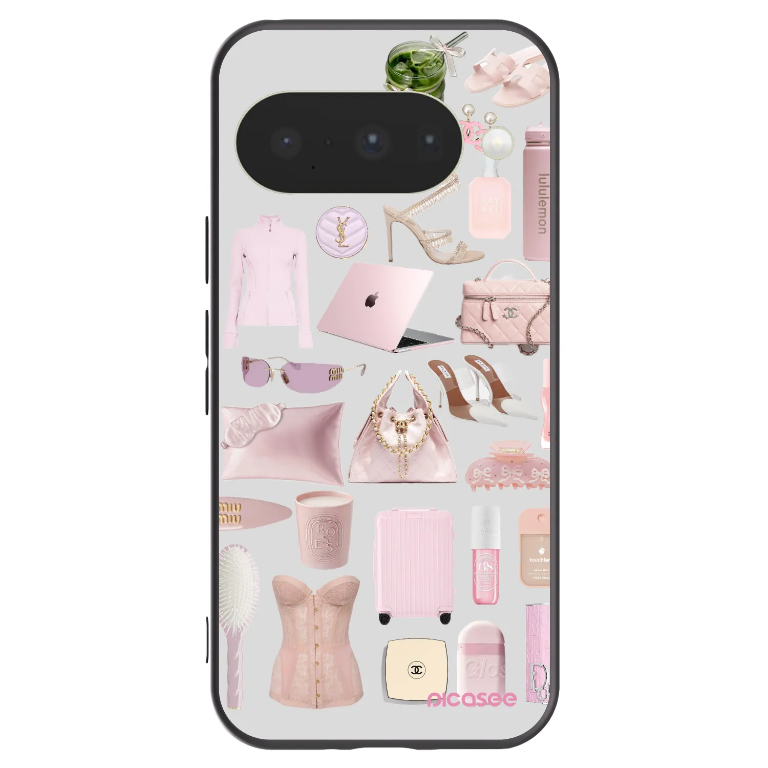 Picasee silikonski črni ovitek za Google Pixel 10 - Glam Babe