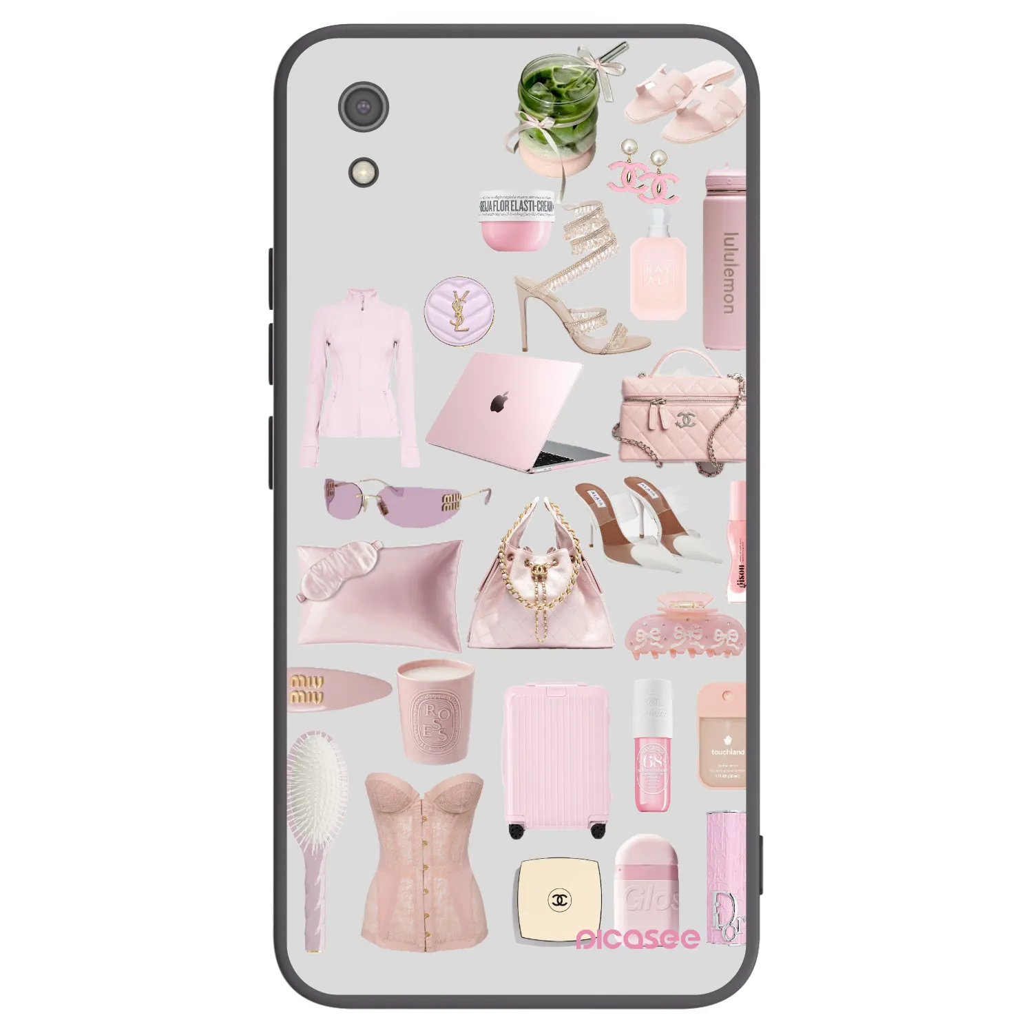 Picasee silikonski črni ovitek za Xiaomi Redmi 7A - Glam Babe