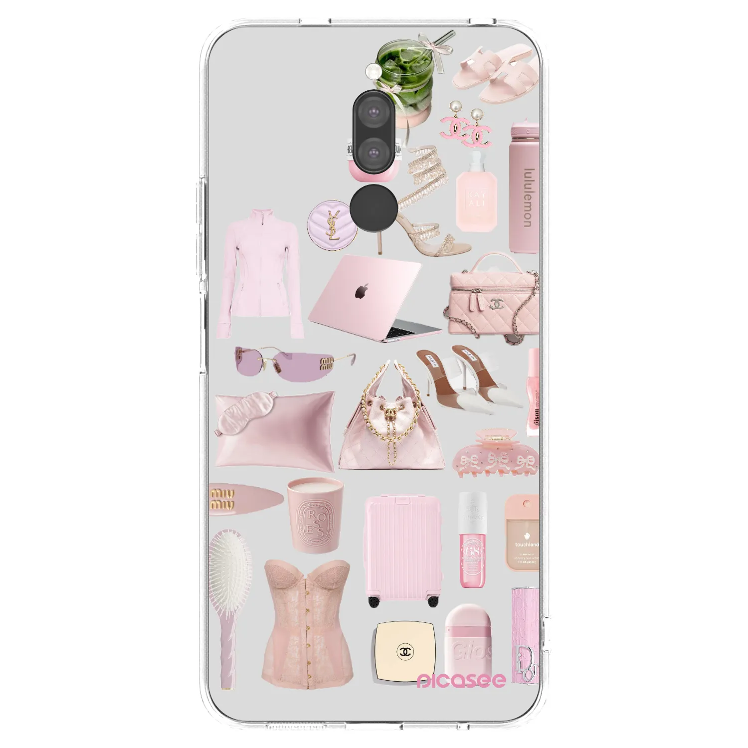 Picasee silikonski prozorni ovitek za Xiaomi Redmi 8 - Glam Babe
