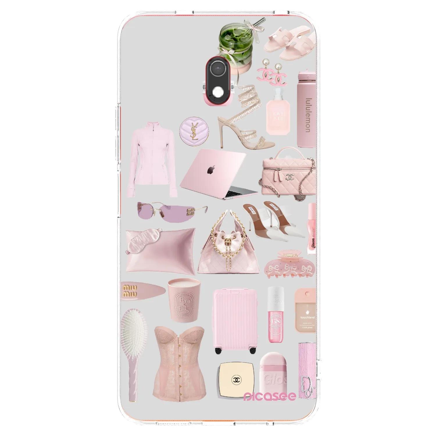 Picasee silikonski prozorni ovitek za Xiaomi Redmi 8A - Glam Babe