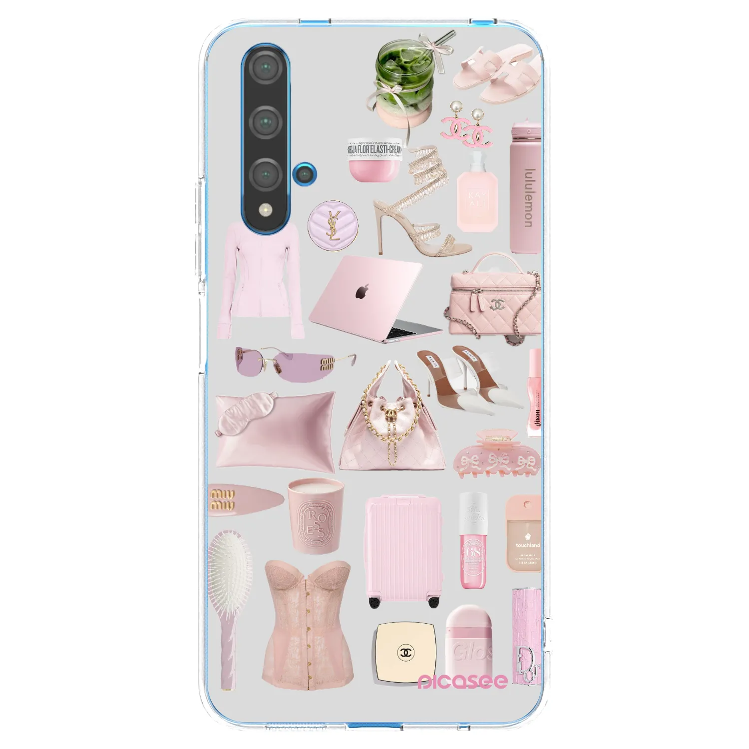 Picasee silikonski prozorni ovitek za Huawei Nova 5T - Glam Babe