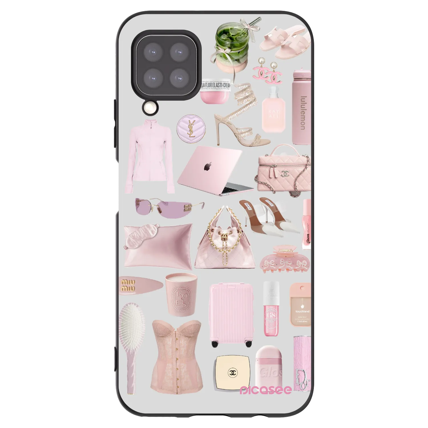Picasee silikonski črni ovitek za Huawei P40 Lite - Glam Babe