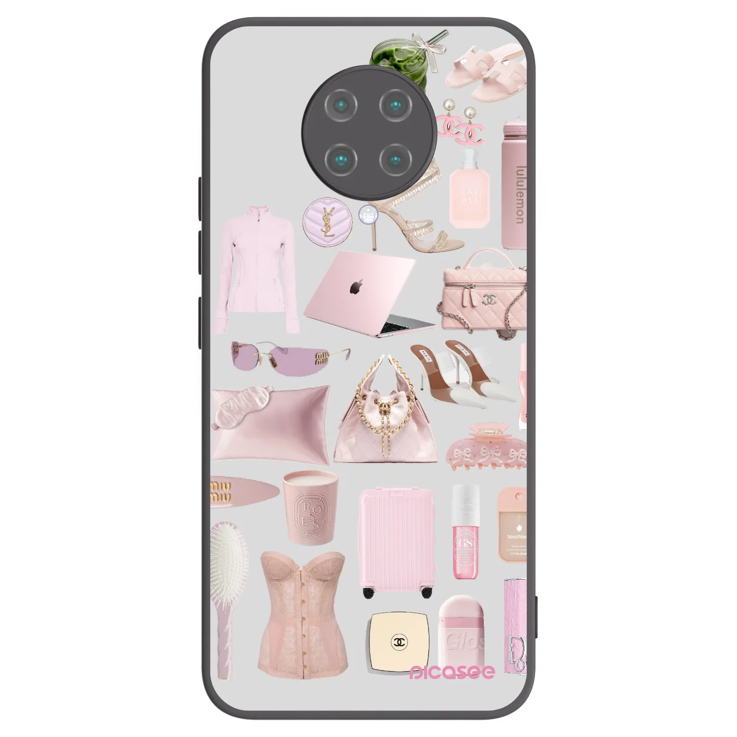 Picasee silikonski črni ovitek za Xiaomi Poco F2 Pro - Glam Babe