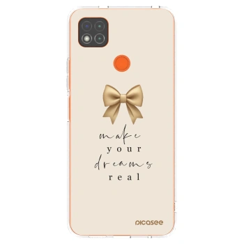 Picasee silikonski prozorni ovitek za Xiaomi Redmi 9C - Golden Dream