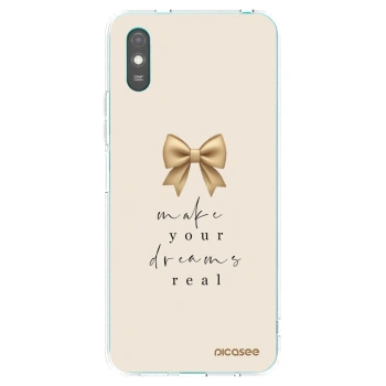 Picasee silikonski prozorni ovitek za Xiaomi Redmi 9A - Golden Dream