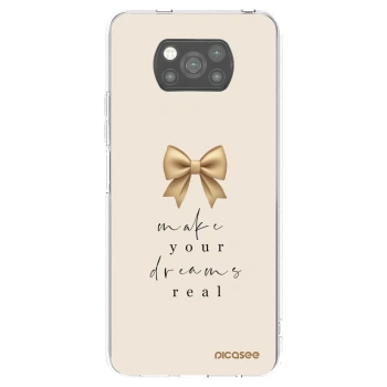 Picasee silikonski črni ovitek za Xiaomi Poco X3 - Golden Dream
