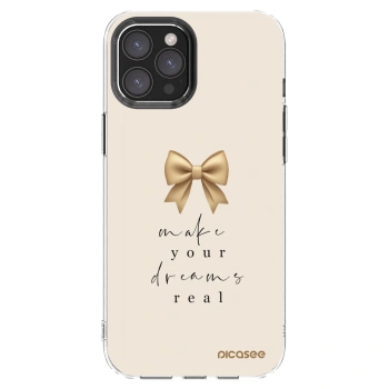 Picasee silikonski prozorni ovitek za Apple iPhone 12 Pro Max - Golden Dream
