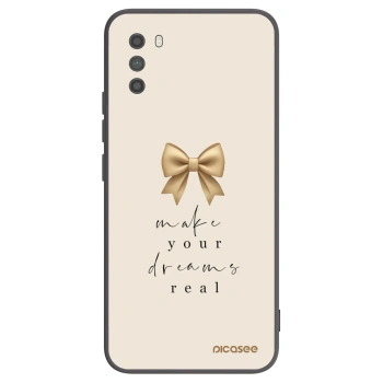 Picasee silikonski črni ovitek za Xiaomi Poco M3 - Golden Dream
