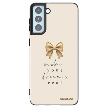 Picasee silikonski črni ovitek za Samsung Galaxy S21+ 5G G996F - Golden Dream