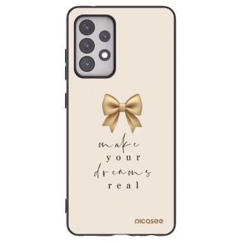 Picasee silikonski črni ovitek za Samsung Galaxy A52 5G A525F - Golden Dream