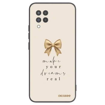 Picasee silikonski črni ovitek za Samsung Galaxy A42 A426B - Golden Dream