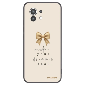 Picasee silikonski črni ovitek za Xiaomi Mi 11 - Golden Dream