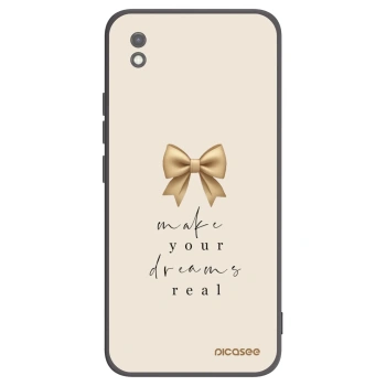 Picasee silikonski črni ovitek za Xiaomi Redmi 9AT - Golden Dream