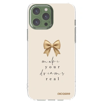 Picasee silikonski prozorni ovitek za Apple iPhone 13 Pro Max - Golden Dream