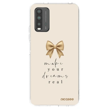 Picasee silikonski črni ovitek za Xiaomi Redmi 9T - Golden Dream