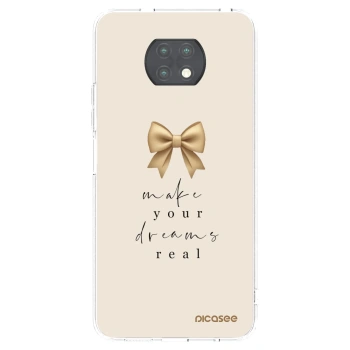Picasee silikonski prozorni ovitek za Xiaomi Redmi Note 9T - Golden Dream