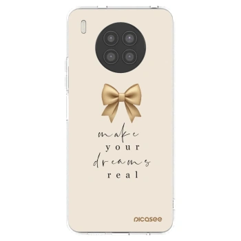 Picasee silikonski prozorni ovitek za Huawei Nova 8i - Golden Dream