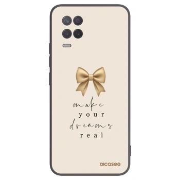 Picasee silikonski črni ovitek za Realme 8 5G - Golden Dream