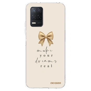 Picasee silikonski prozorni ovitek za Realme 8 5G - Golden Dream