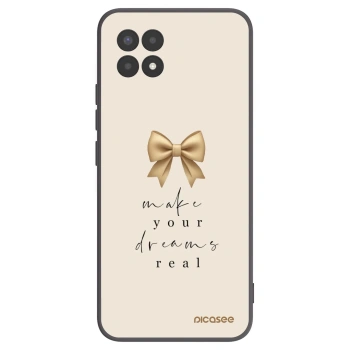 Picasee silikonski črni ovitek za Realme 8i - Golden Dream