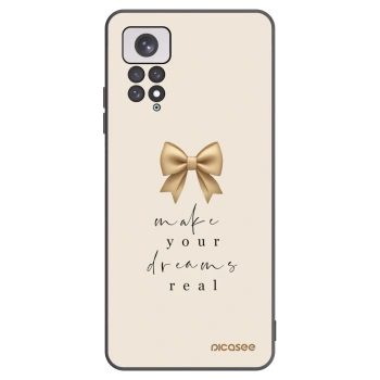 Picasee silikonski črni ovitek za Xiaomi Redmi Note 11 - Golden Dream