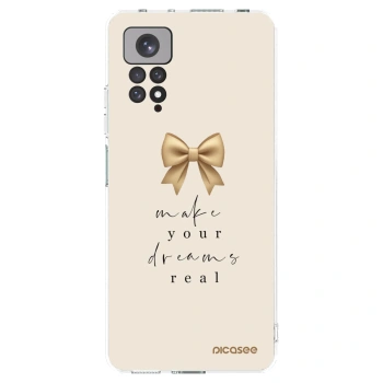 Picasee silikonski prozorni ovitek za Xiaomi Redmi Note 11 - Golden Dream