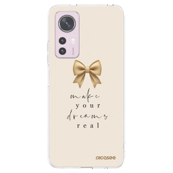 Picasee silikonski prozorni ovitek za Xiaomi 12 - Golden Dream