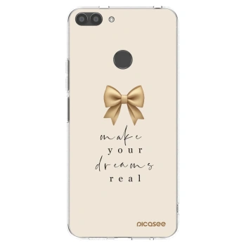 Picasee silikonski prozorni ovitek za Huawei P Smart - Golden Dream