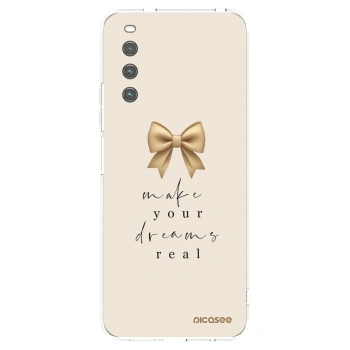 Picasee silikonski prozorni ovitek za Sony Xperia 10 IV 5G - Golden Dream