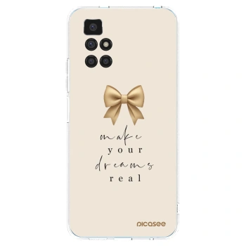 Picasee silikonski prozorni ovitek za Xiaomi Redmi 10 (2022) - Golden Dream