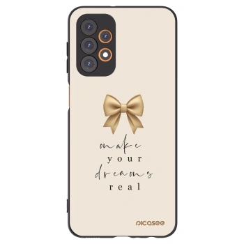 Picasee silikonski črni ovitek za Samsung Galaxy A23 A236B 5G - Golden Dream