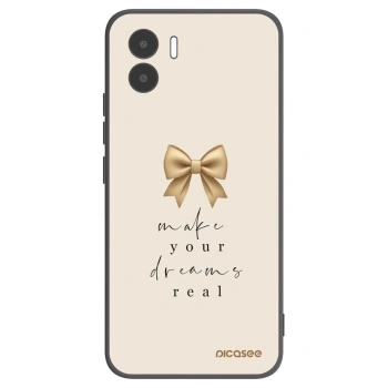 Picasee silikonski črni ovitek za Xiaomi Redmi A1 - Golden Dream