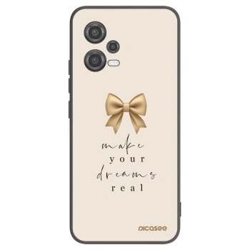 Picasee silikonski črni ovitek za Xiaomi Poco X5 - Golden Dream