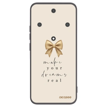 Picasee silikonski črni ovitek za Honor Magic5 Lite 5G - Golden Dream