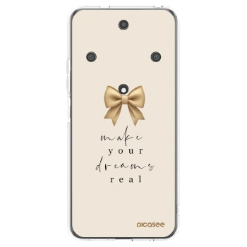 Picasee silikonski prozorni ovitek za Honor Magic5 Lite 5G - Golden Dream