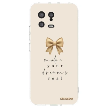 Picasee silikonski prozorni ovitek za Xiaomi 13 - Golden Dream
