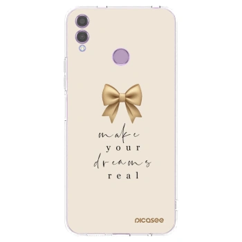 Picasee silikonski prozorni ovitek za Honor 8X - Golden Dream