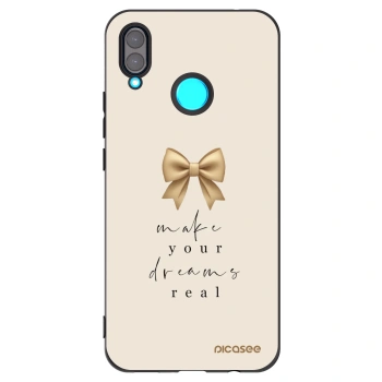 Picasee silikonski črni ovitek za Huawei Nova 3 - Golden Dream