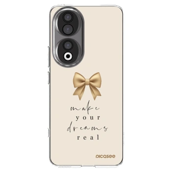 Picasee silikonski prozorni ovitek za Honor 90 5G - Golden Dream