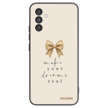Picasee silikonski črni ovitek za Samsung Galaxy A04s A047F - Golden Dream