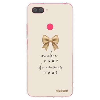 Picasee silikonski prozorni ovitek za Xiaomi Mi 8 Lite - Golden Dream