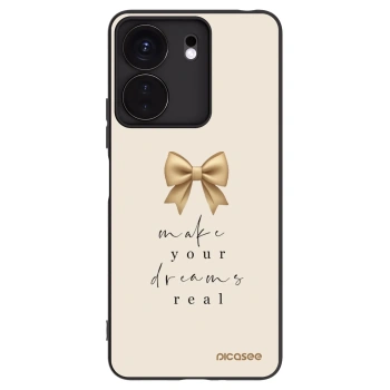 Picasee silikonski črni ovitek za Xiaomi Redmi 13C 4G - Golden Dream