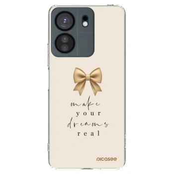 Picasee silikonski prozorni ovitek za Xiaomi Redmi 13C 4G - Golden Dream