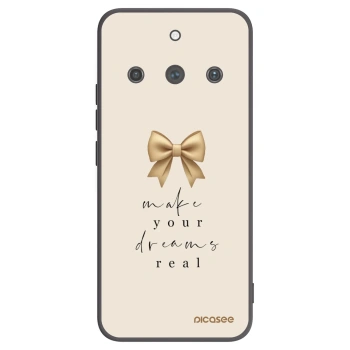 Picasee silikonski črni ovitek za Realme 11 Pro+ - Golden Dream