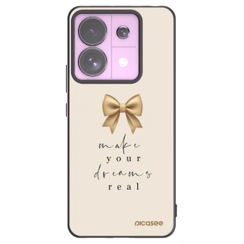 Picasee silikonski črni ovitek za Xiaomi Redmi Note 13 Pro 5G - Golden Dream
