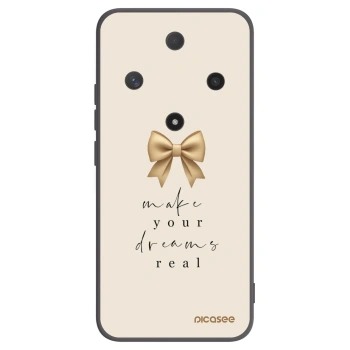 Picasee silikonski črni ovitek za Honor Magic6 Lite 5G - Golden Dream