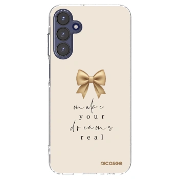 Picasee silikonski prozorni ovitek za Samsung Galaxy A15 A155F 4G - Golden Dream