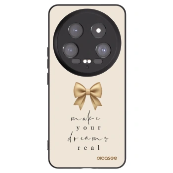 Picasee silikonski črni ovitek za Xiaomi 14 Ultra - Golden Dream